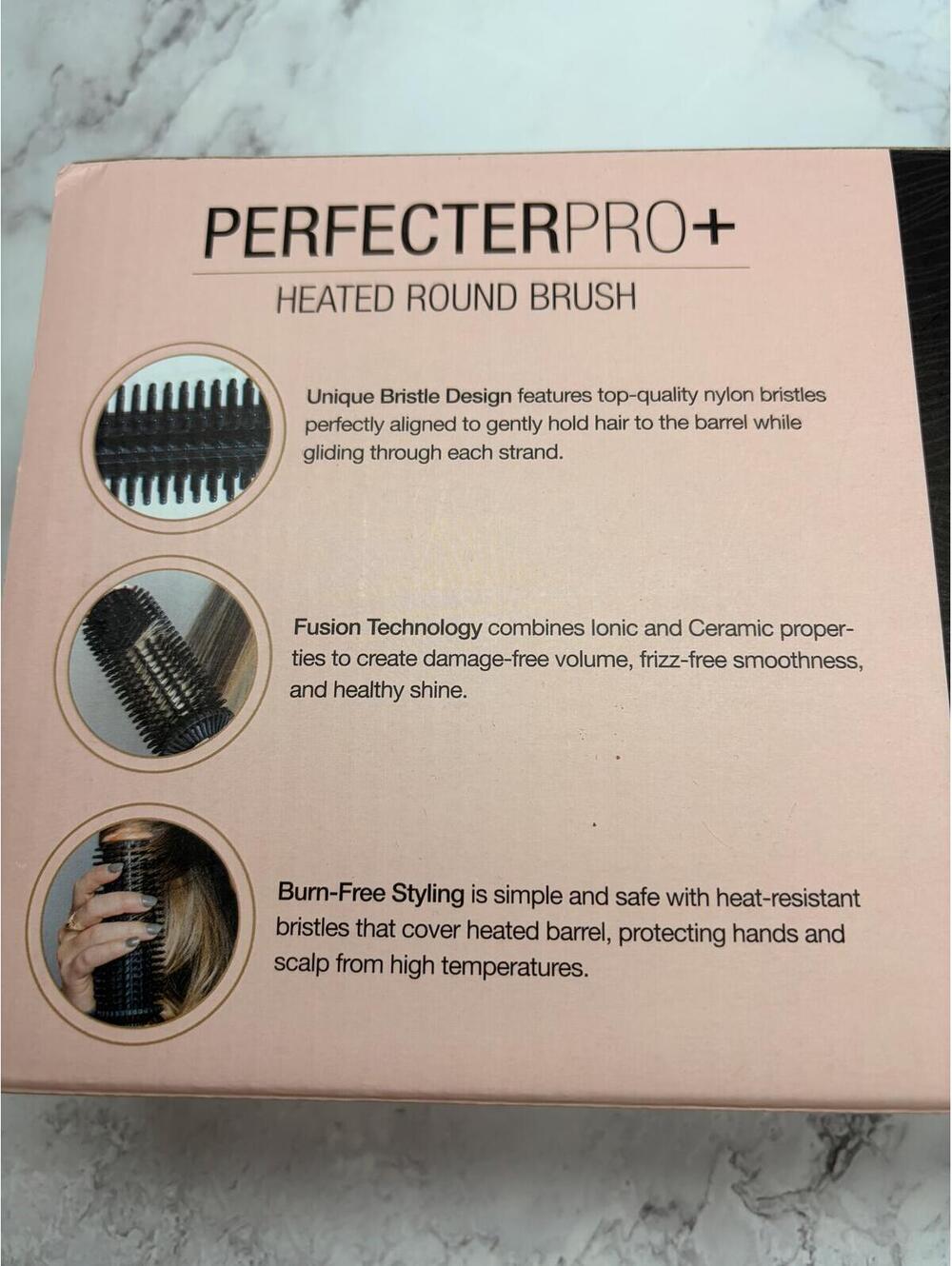 Calista Perfecter Pro+ Heated Round Brush 1.5” Pro Plus NIB Hair Styler - Picture 5 of 6